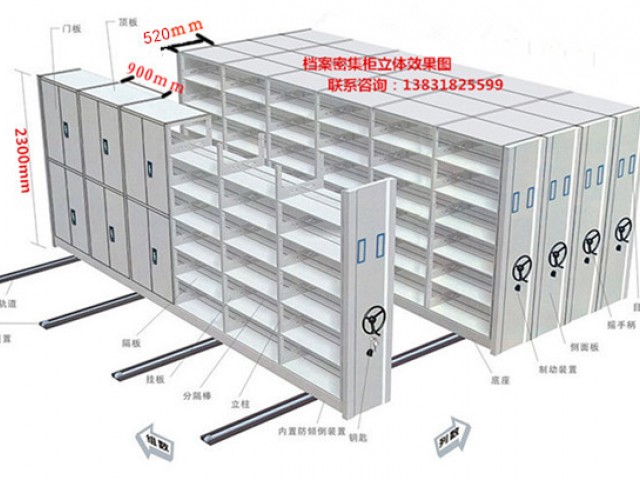 吉林市智能密集柜直觀剖析圖